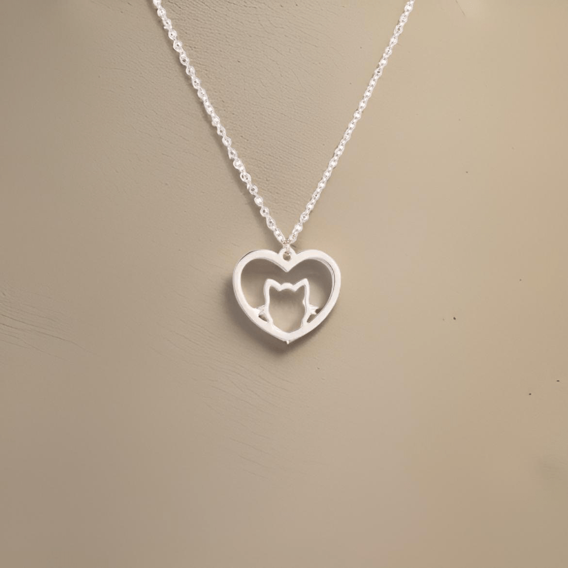 Cute Stainless Steel Cat Necklace - Mr. Bruno Shop