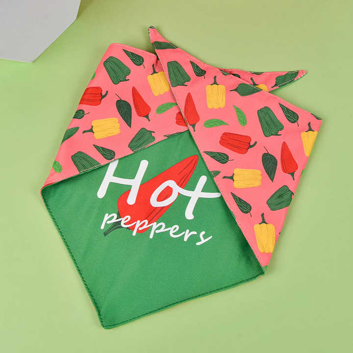 Polyester Double - Sided Print Dog Bandanas - Mr. Bruno Shop