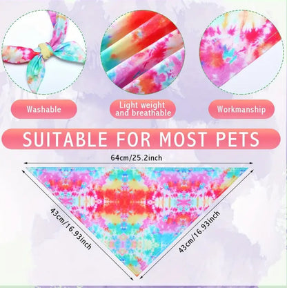 Tie-Dye Bandanas (you can personalize)