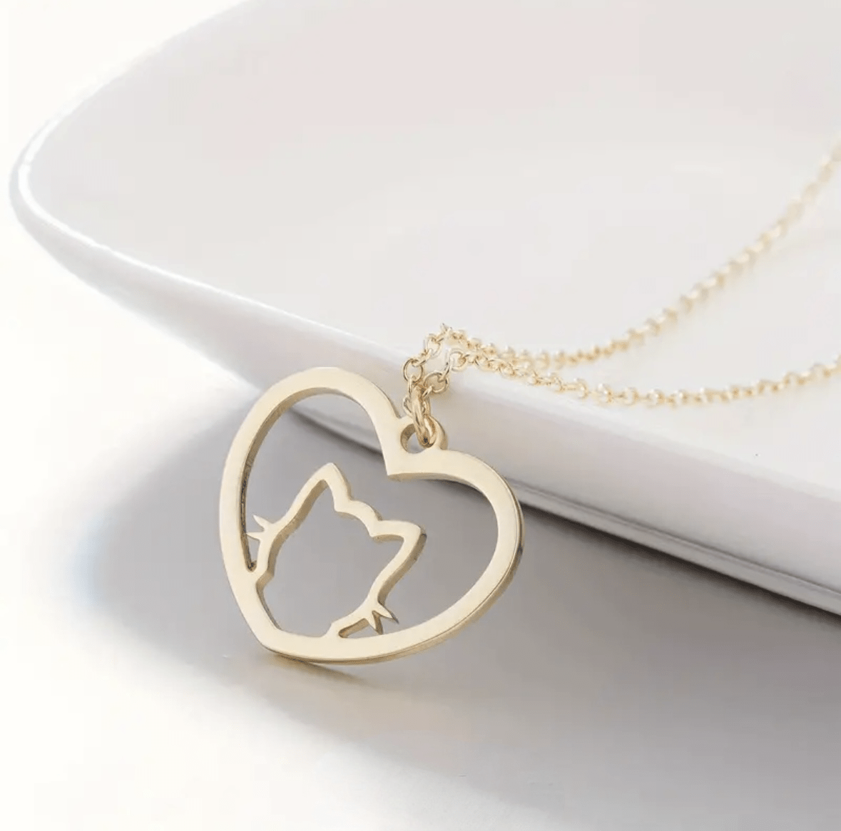 Cute Stainless Steel Cat Necklace - Mr. Bruno Shop