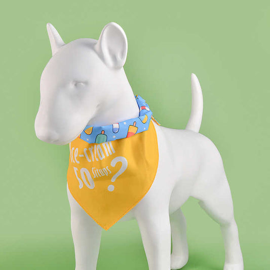 Polyester Double - Sided Print Dog Bandanas - Mr. Bruno Shop