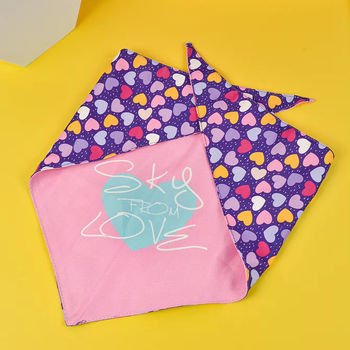 Polyester Double - Sided Print Dog Bandanas - Mr. Bruno Shop